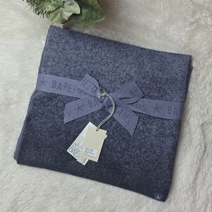 🚨NEW BAREFOOT DREAMS Cozychic Lite Confetti Scarf In Deep Sea-Blue Indigo